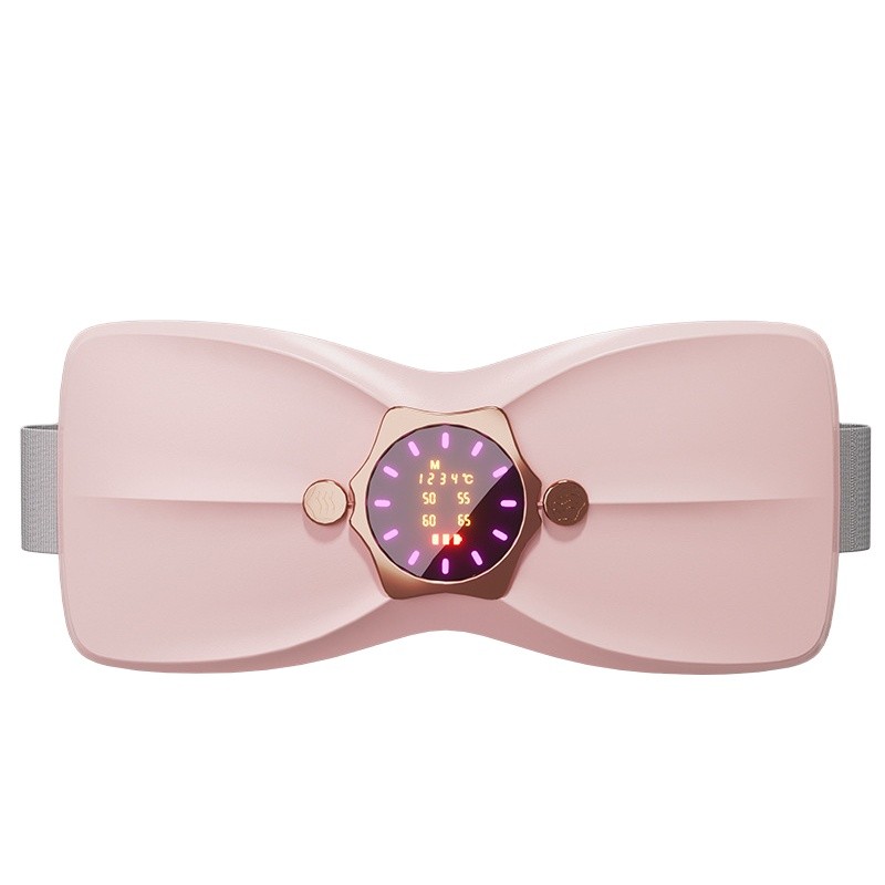 Portable Electric Fast Heating Waist Belt Belly Back Pain Relief Cordless Period Heating Pad Massager for Cramps