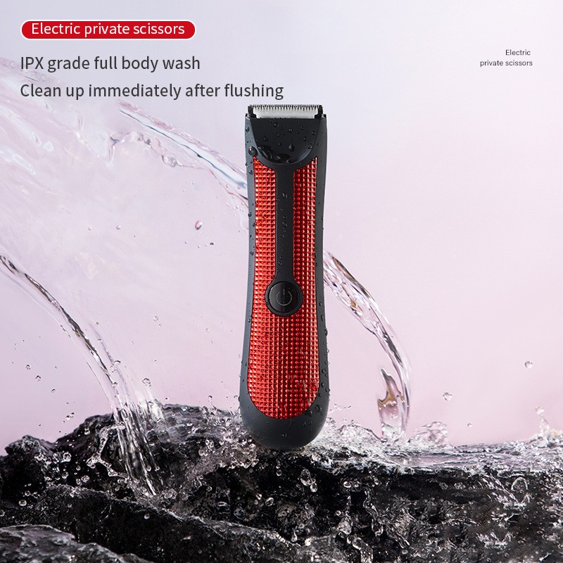 Rechargeable Wet Dry Use Waterproof Body Hair Removal Epilator Shaver Electric Groin Bikini Hair Trimmer for Women With Light