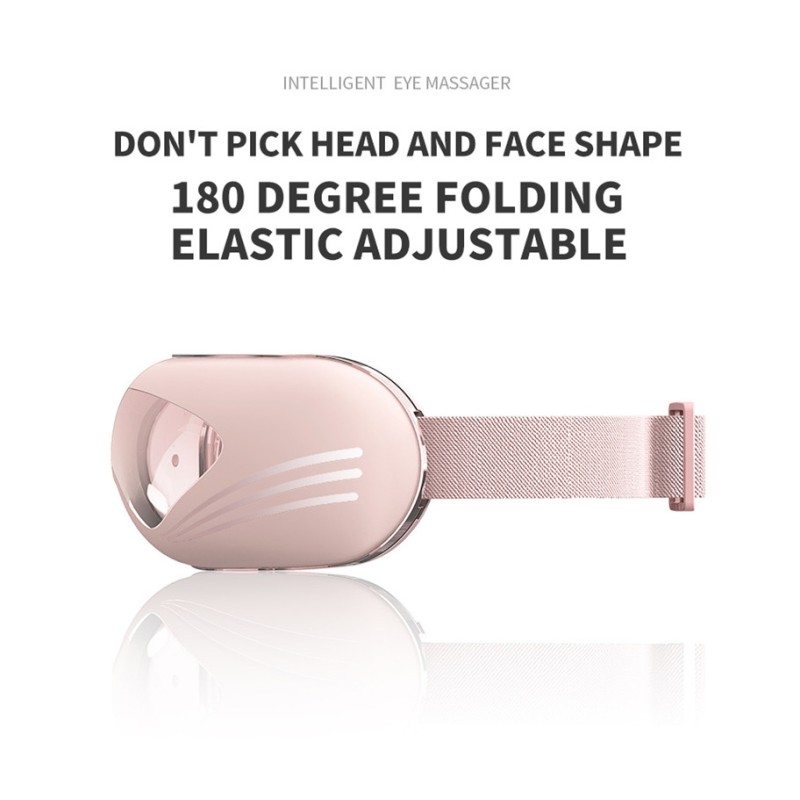 Relieve Eye Fatigue Migraines Smart Eye Mask Glasses Vibration Hot Compress 4D Visual Eye Massager