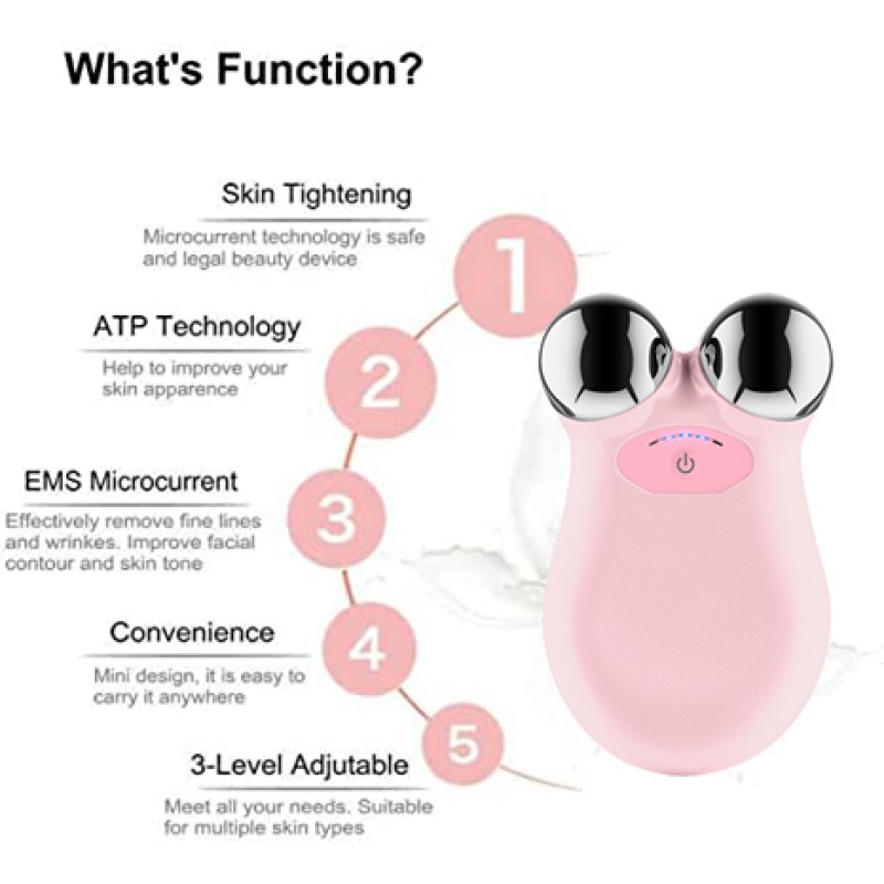 Electric Anti-Wrinkles Skin Massager Face Microcurrent Device for Saggy Skin