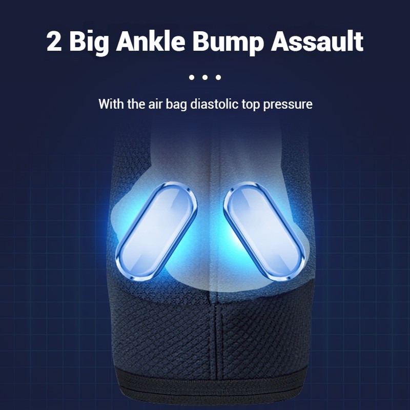 Wearable Walking 6D Massage Electric Massage Boot Leg Foot Air Compression Leg Massager With Heat for Circulation and Relaxation