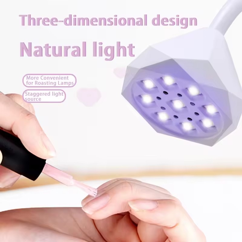 Desktop Home Use 27W Cordless USB Cordless Nail Dryer Gel UV Light Nail UV LED Lamp for Curing Polish Nail Art