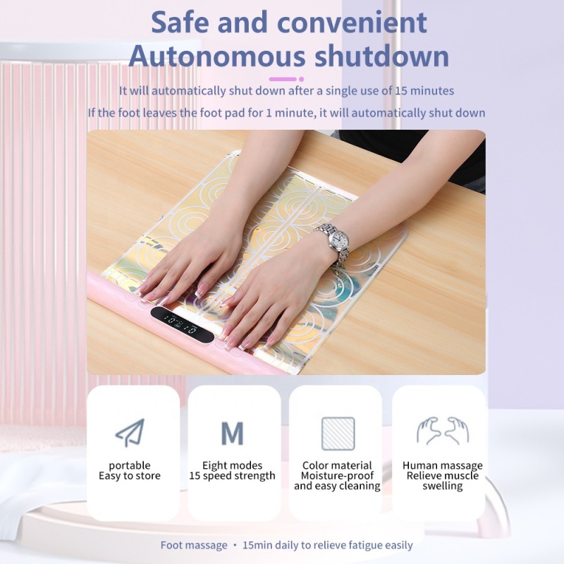 Foot Massager Mat Folding Portable Leg Slimming Electric Ems Electric Foot Massager for Hand Body Leg Hip Massage