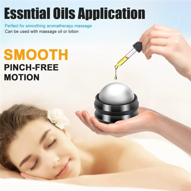 Myofascial Release Deep Tissue Ice Manual Body Massager Ball Cryosphere Cold Massage Roller for Sore Muscles Ice Heat Therapy