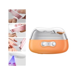 Mini Portable Automatic Nail Clipper Electric Nail Drill File With UV LED Lamp for Nails Gel Polish