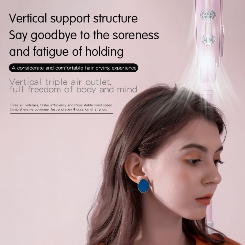 Professional Salon Standing Household Hands Free High Power Hair Dryer Adjustable Vertical Household Ionic Hair Dryer