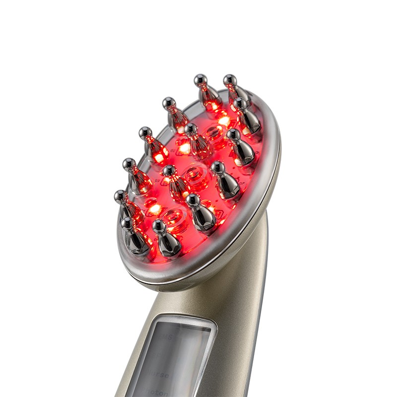 Pharmaceutical Grade Red Light EMS Scalp Massage Laser Hair Comb 5-Level Hair Growth & Loss Prevention for Women