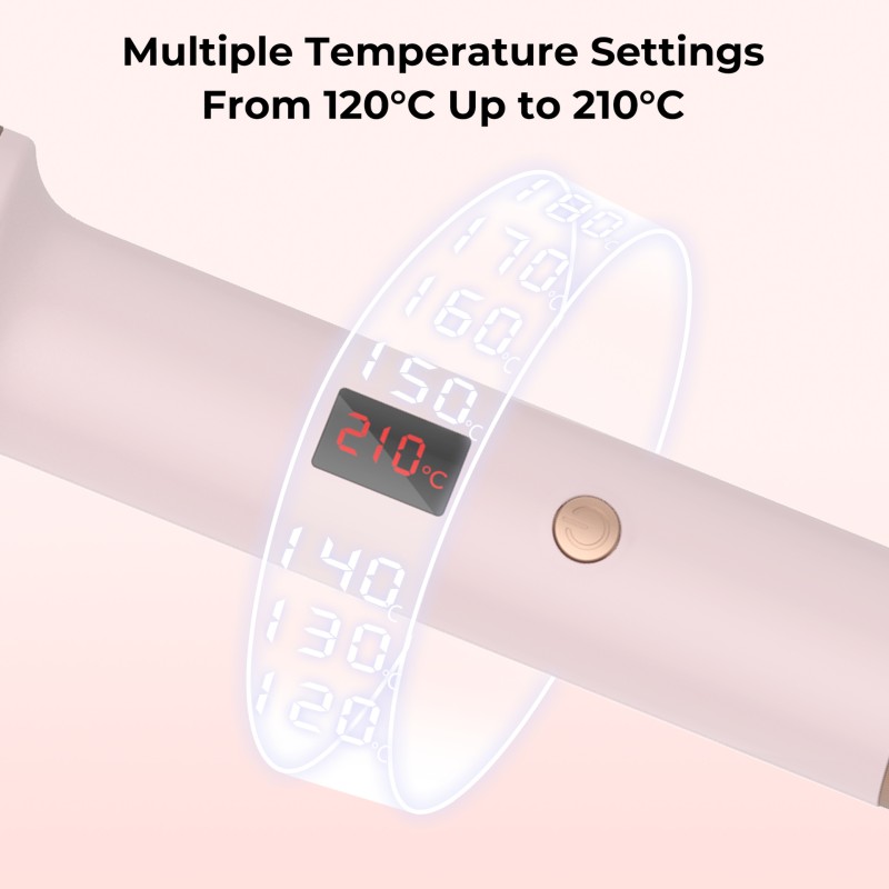 1.5 Inch Hair Styling Tools Electric Hair Straightener Brush Heated Curler Brush Custom Portable Hot Comb Heated Hair Brush