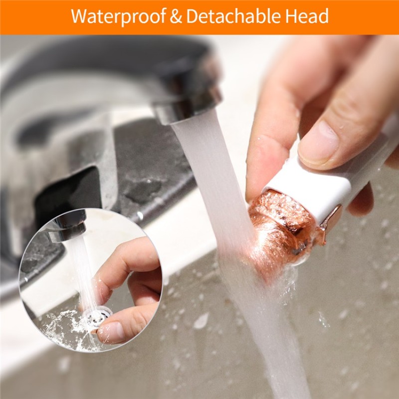 Portable Electric Eyebrow Trimmer Razor for Women 2 1 Exfoliator Shaver Painless Hair Eye Removal Household Skin Care Facial