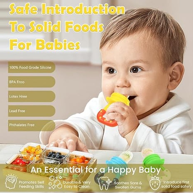 Baby Food Feeder Factory - Pacifier Fruit Nibbler Silicone