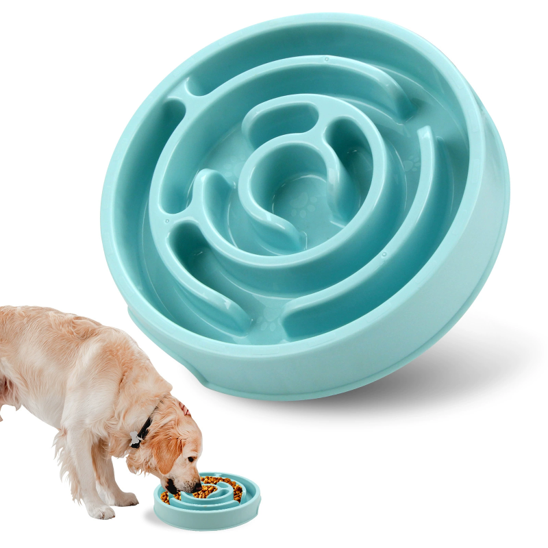Dog Bowl Factory - Intelligent Slow Eating Plastic Plate
