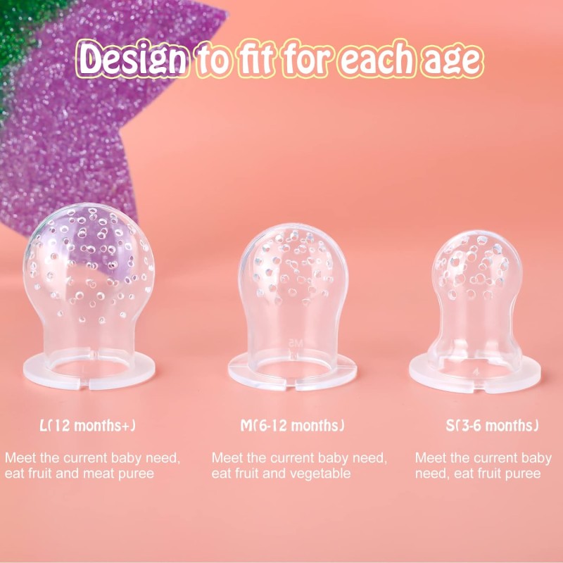 Baby Fruit Feeder Factory - Colorful Rattle Pacifier Feeder