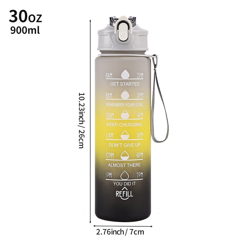 Plastic Water Bottle Factory - 750ml Leakproof Gradient Color