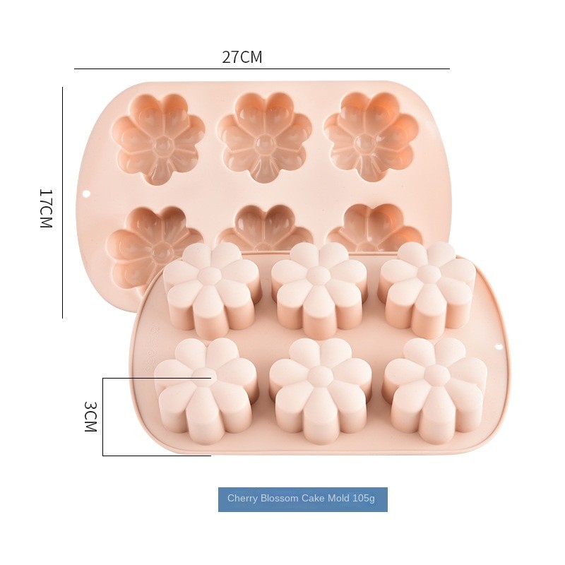 Silicone Cake Mold Factory - 6 Petal 3D Steaming Mold