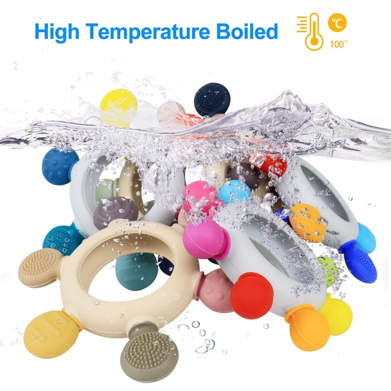 Baby Teething Ring Factory - Organic Cotton Wood Crochet