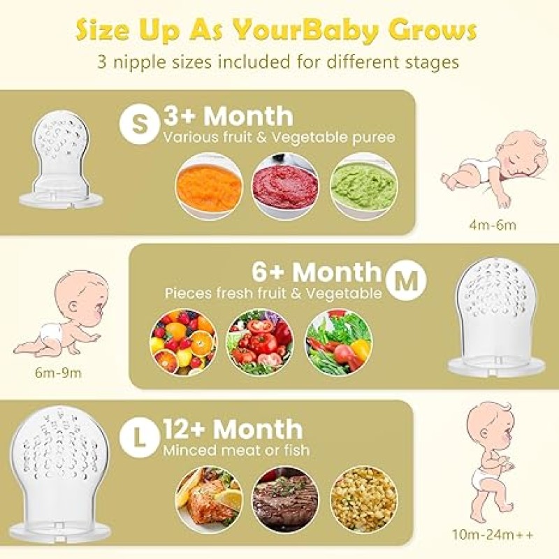 Baby Food Feeder Factory - Pacifier Fruit Nibbler Silicone