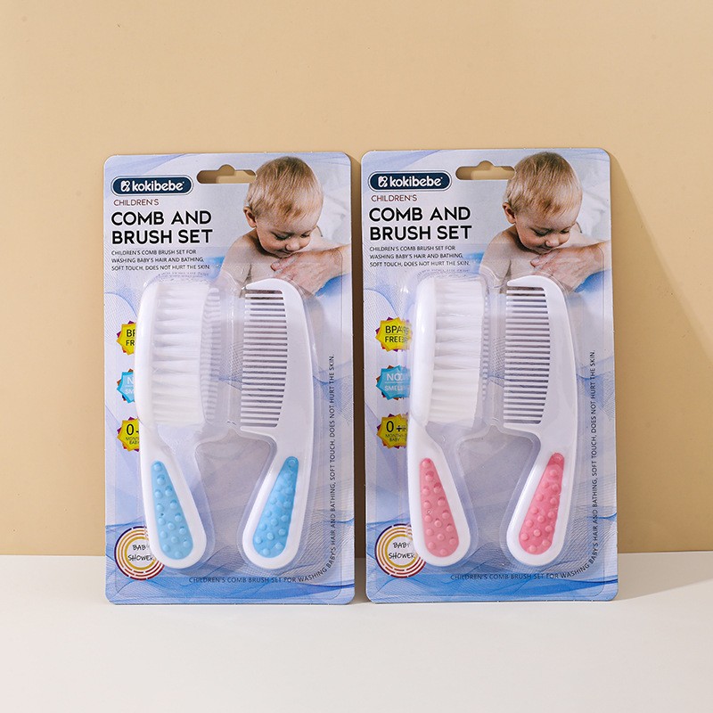 Baby Hair Care Kit Factory - Soft Nylon Bristle Brush Comb