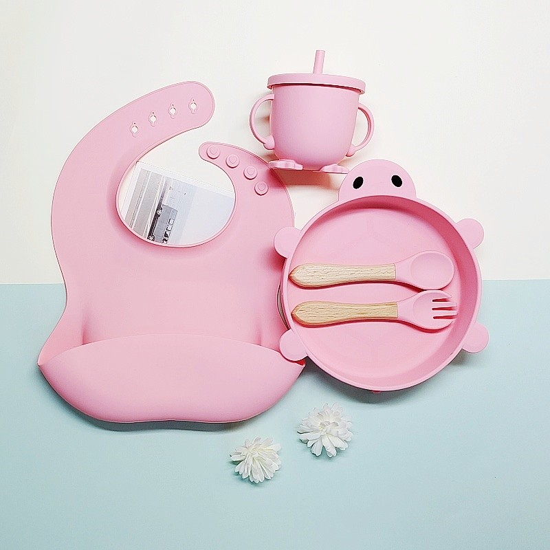 Baby Dishes Set Factory - Cartoon Animal Silicone Feeding