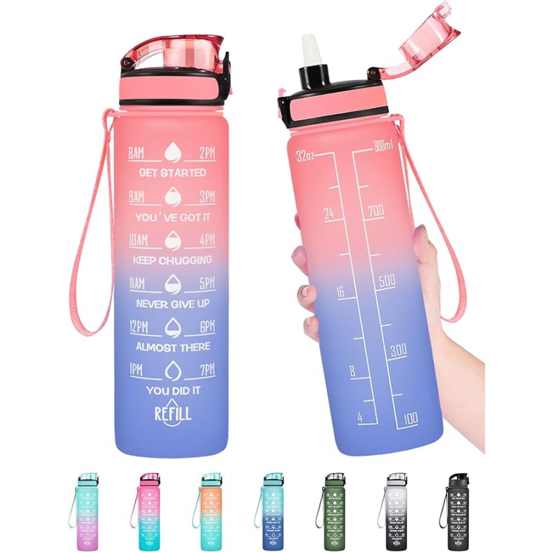 Water Bottle Factory - Straw Shatter Resistant Gradient