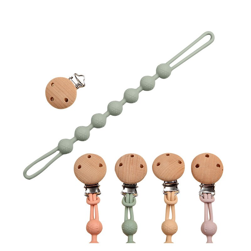 Baby Pacifier Clip Factory - XLEE Hot Sale Wooden Teething