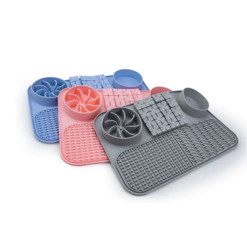 Pet Slow Eating Plate Factory - Gel Anti Slip Suction Cup