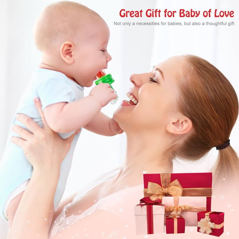 Baby Fruit Feeder Factory - Colorful Rattle Pacifier Feeder