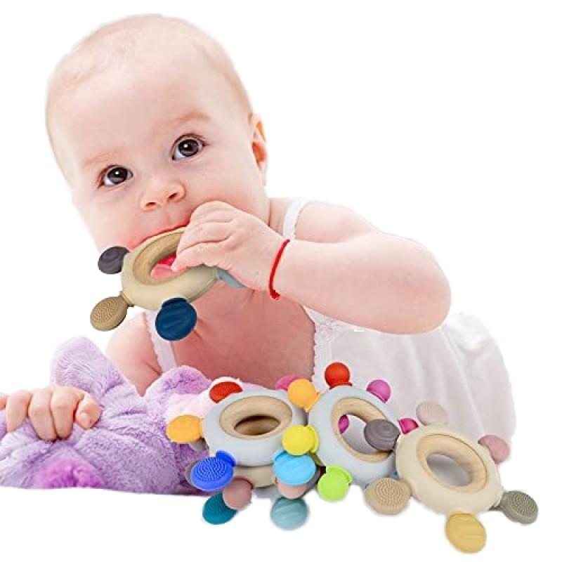 Baby Teething Ring Factory - Organic Cotton Wood Crochet