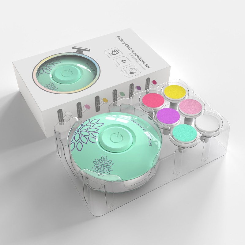 Electric Nail Grinder Factory - 6 Head Manicure Pedicure Set