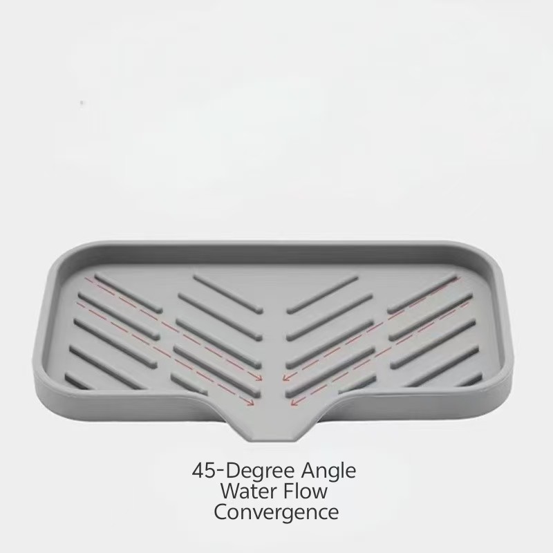 Soap Dish Factory - Rectangular Silicone Waterfall Drain