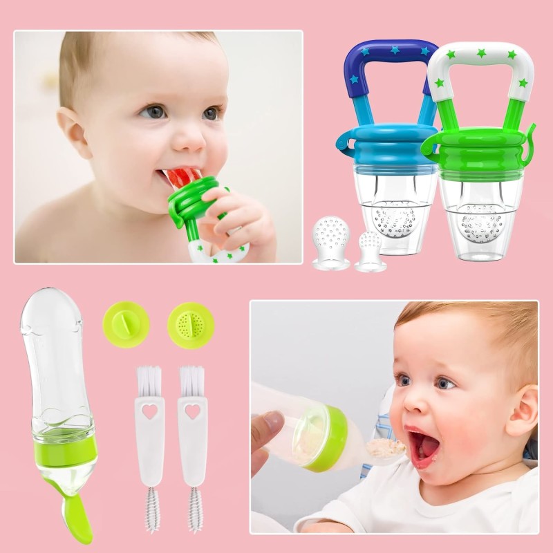 Baby Fruit Feeder Factory - Colorful Rattle Pacifier Feeder