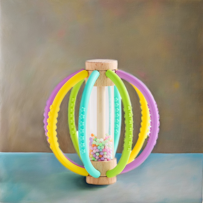 Baby Rattle Factory - Hot Selling Wooden Silicone Bell