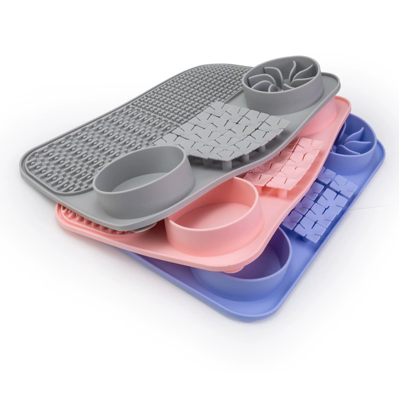Pet Slow Eating Plate Factory - Gel Anti Slip Suction Cup