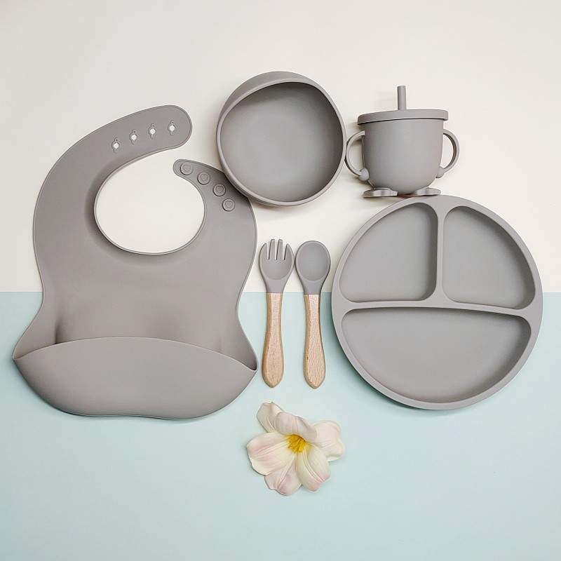 Baby Feeding Set Factory - Cartoon Pattern Non Slip Plate