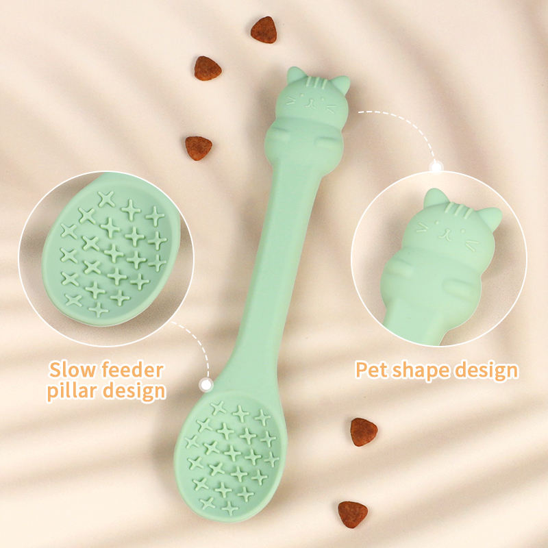 Cat Food Bowl Factory - Automatic Silicone with Stick Feeder