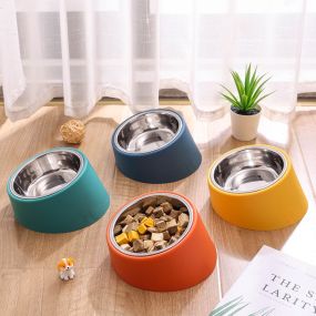 Pet Bowl Factory - Modern Stainless Steel Neck Protecting