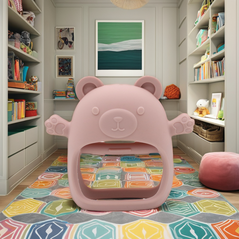 Baby Teether Toy Factory - Unisex Silicone Bear Hand Wear