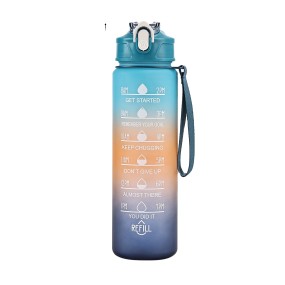 Plastic Water Bottle Factory - 750ml Leakproof Gradient Color