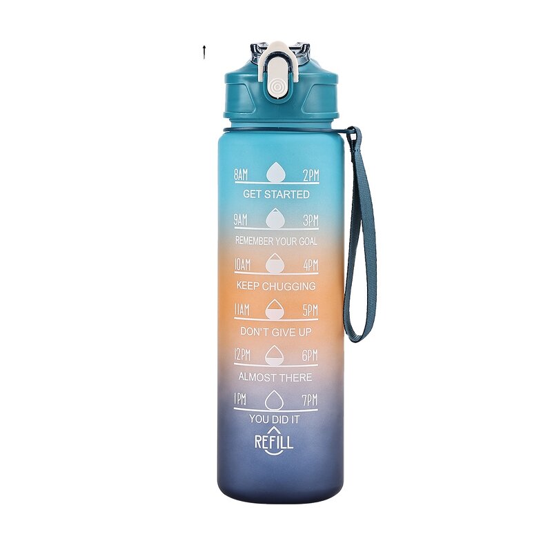 Plastic Water Bottle Factory - 750ml Leakproof Gradient Color