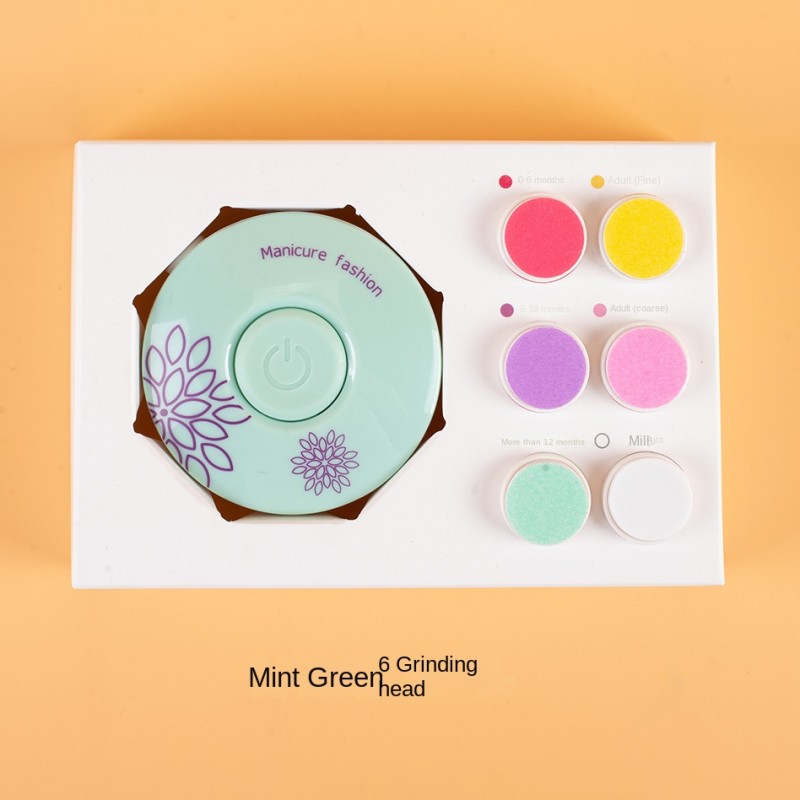 Electric Nail Grinder Factory - 6 Head Manicure Pedicure Set