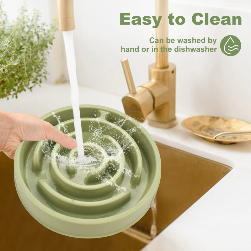 Dog Bowl Factory - Intelligent Slow Eating Plastic Plate