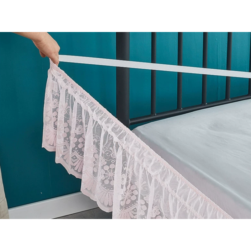 Bed Skirt Factory - Summer Floral Single Piece Lace