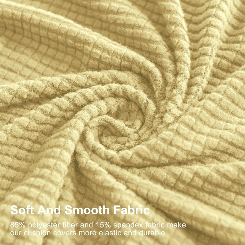 Waffle Pillow Cover Factory - Solid Honeycomb Square Luxury