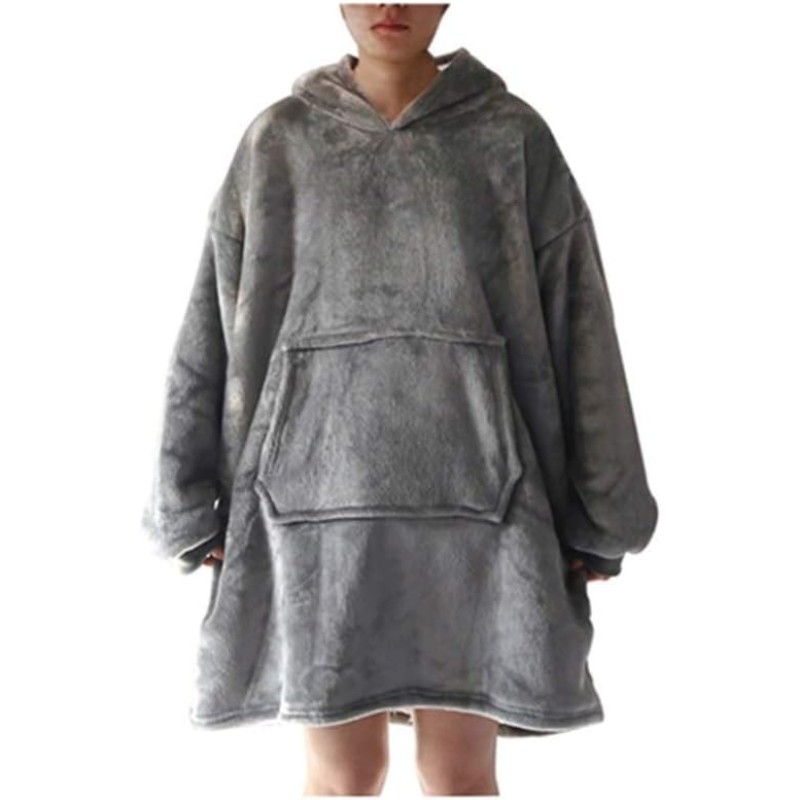 Wearable Blanket Factory - Hot Sale Hoodie Sweatshirt Large Pocket