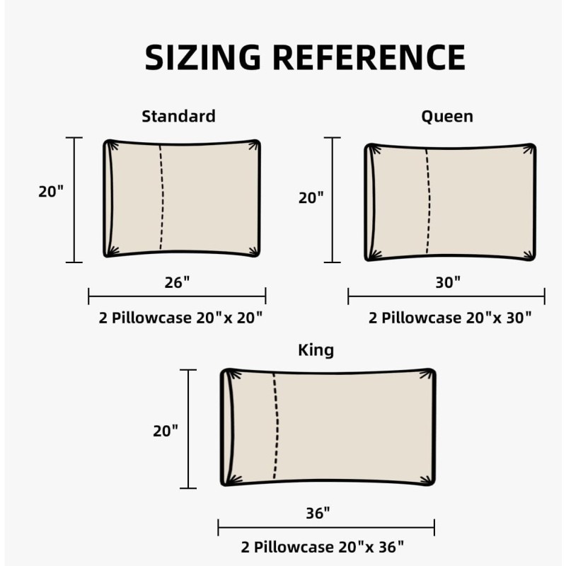 Linen Pillowcases Factory - 100% French Natural Coconut