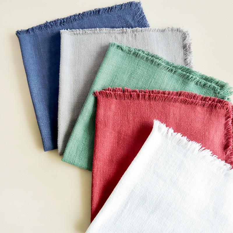 Table Napkins Factory - Handmade Linen Cotton Fringe Washable