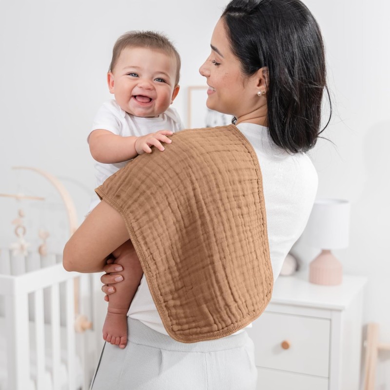 Burp Cloths Factory - 100% Cotton Muslin Ultra Absorbent