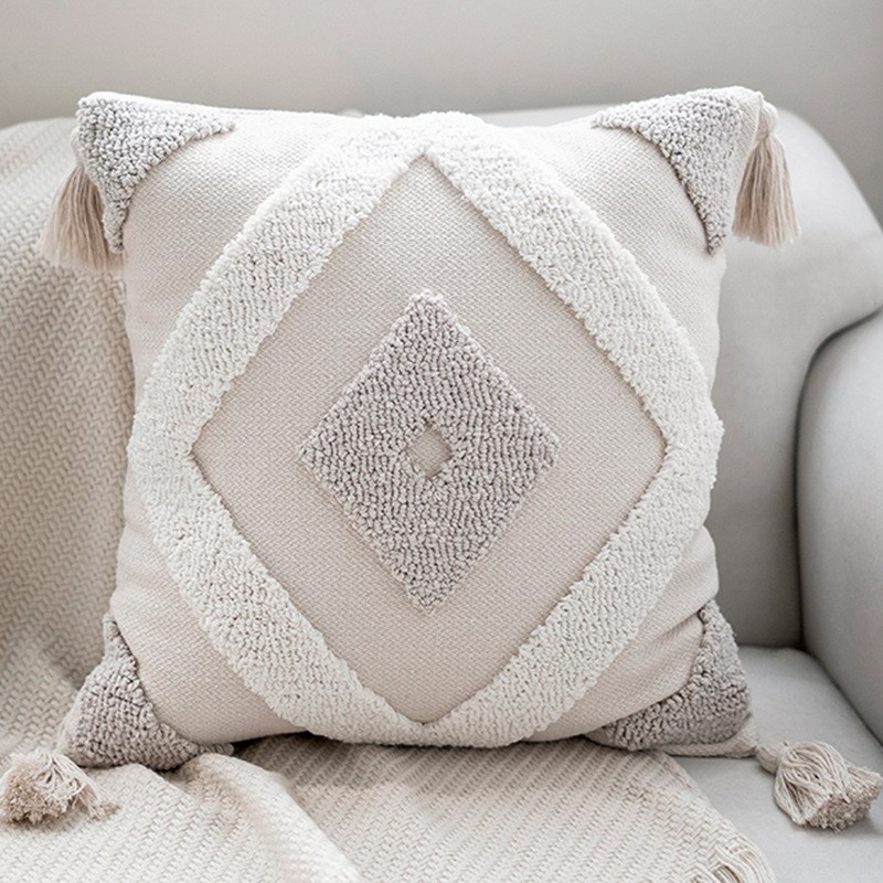 Decorative Throw Pillow Factory - 45cm Pure Cotton Jacquard
