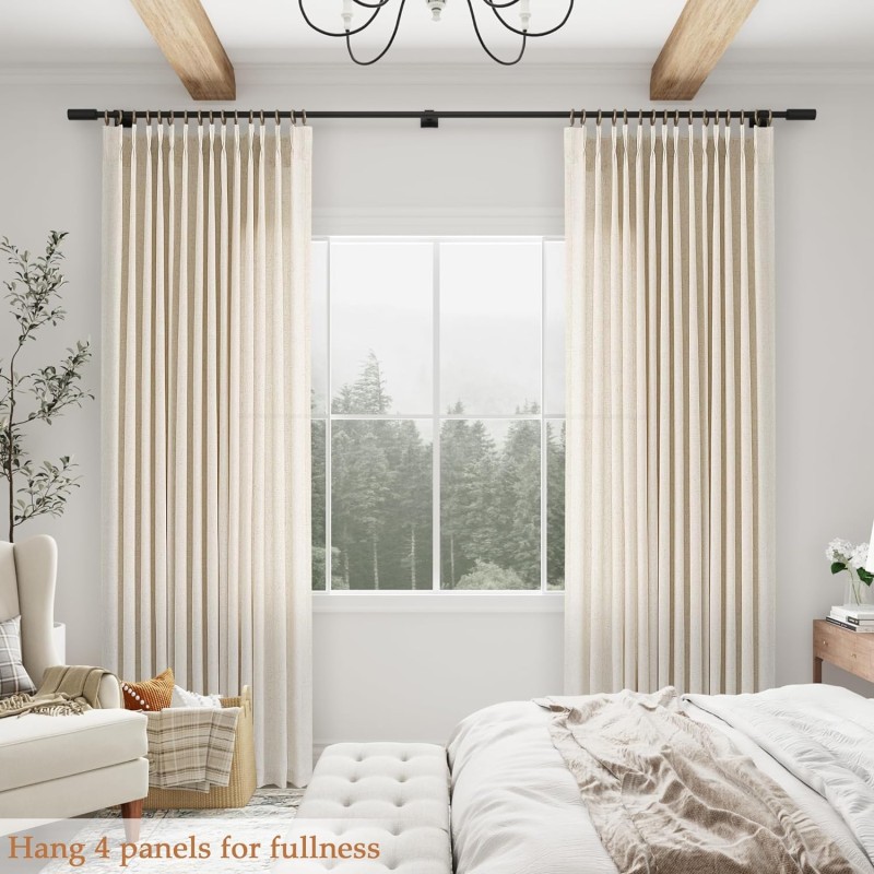 Linen Sheer Curtains Factory - Modern Luxury Light Vertical