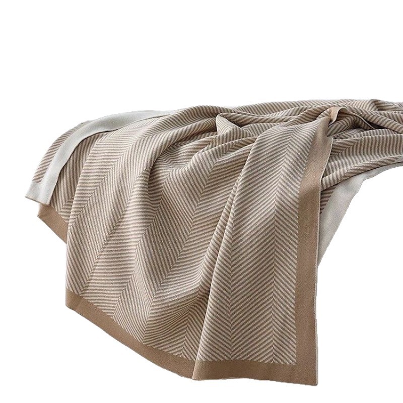 Aviation Blanket Factory - Knitted Embroidered Polyester