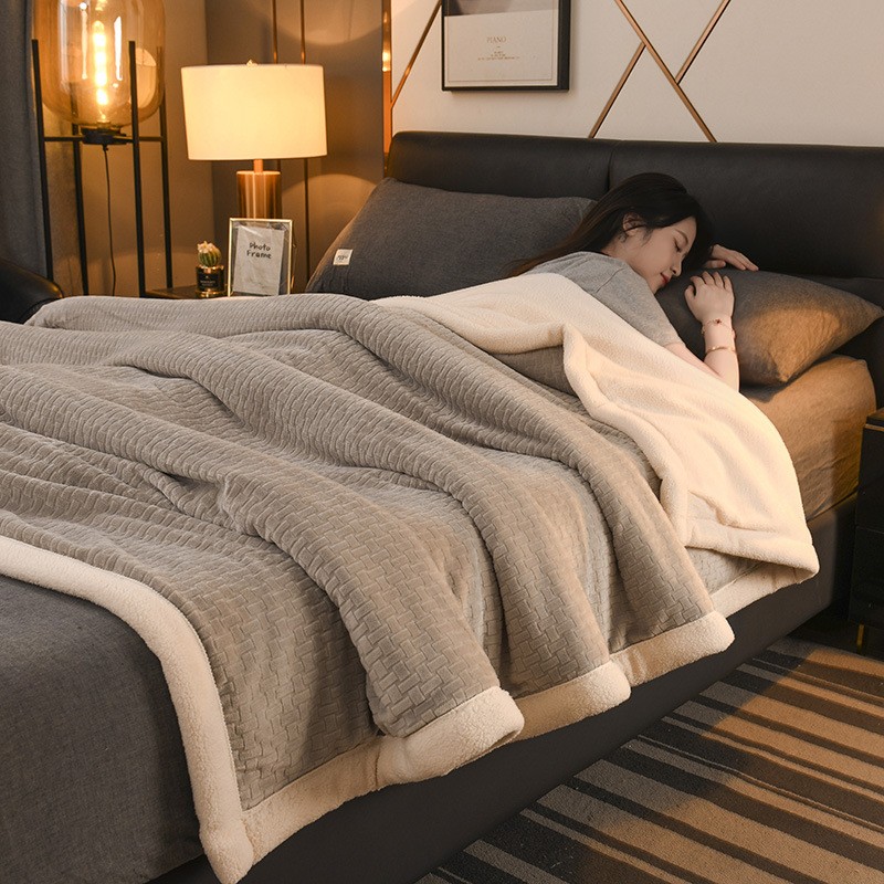 Coral Fleece Blanket Factory - Winter Warm Velvet Woven